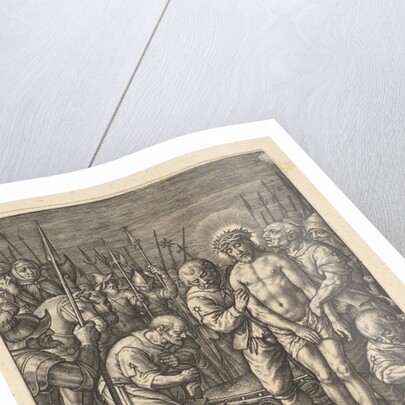 The Preparation of the Cross, before 1619 by Hieronymous Wierix