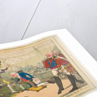 The Ceremony of Investiture of My L**d S**m**th with the Order of Cabbage-hood, ca. June 1819 by JL Marks