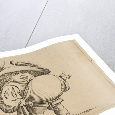 L'Homme au Gros Ventre Orné d'une Rangée de Bouton by Jacques Callot