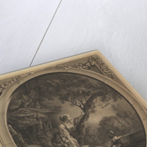 L'Arrivée du Courier, 18th century by Jacques Firmin Beauvarlet/Francois Boucher