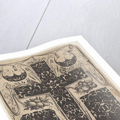 Latin Cross with Birds and Smaller Motifs, ca. 1614-19 by Jacques Hurtu