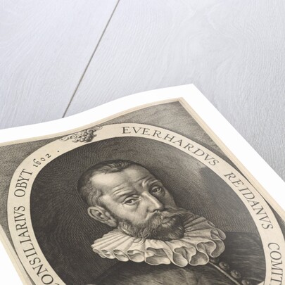 Portrait of Everhard van Reyd, Councillor of William, Prince of Orange, 1602 by Jan Muller