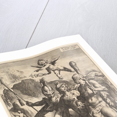 Hercules Being Shown the Mountainous Road to the Temple of Immortal Fame in the Compan…, ca. 1591 by Jan Muller