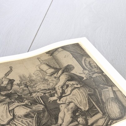 Two Elegantly Dressed Men and a Woman in a Garden, 1613-41 by Jan van de Velde II