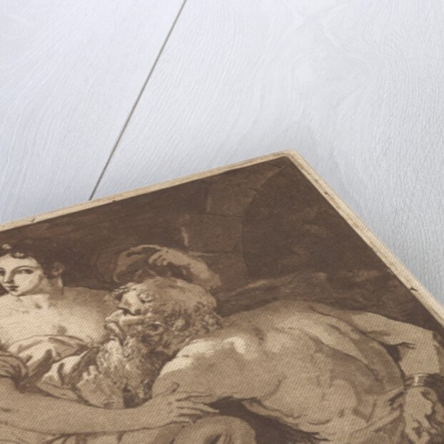 La charité romain, in an album containing Recueil de Compositions par…, 1782-1821 by Jean Jacques Lagrenee