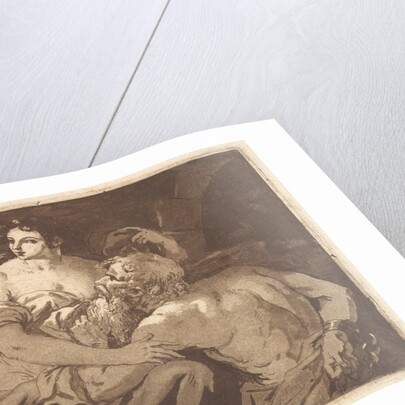 La charité romain, in an album containing Recueil de Compositions par…, 1782-1821 by Jean Jacques Lagrenee