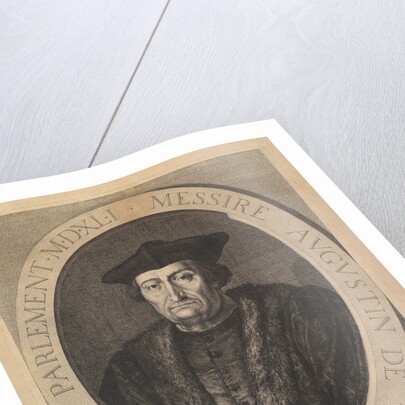 Augustin de Thou, president au Parlement by Jean Morin