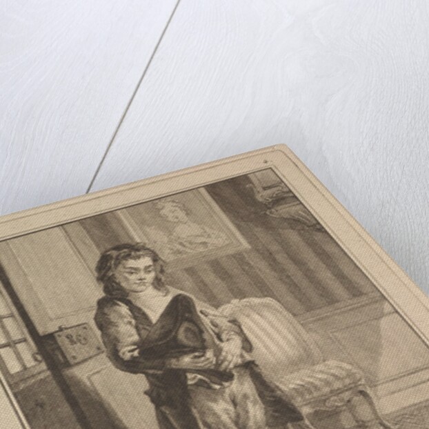 Décrotteur, from Mes gens, ou Les commissionnaires ultramontains au servi…, 1766-70 by Jean-Baptiste Tillard