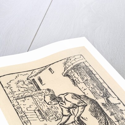 Woman Emptying a Bucket, 1834-75 by Pierre Millet