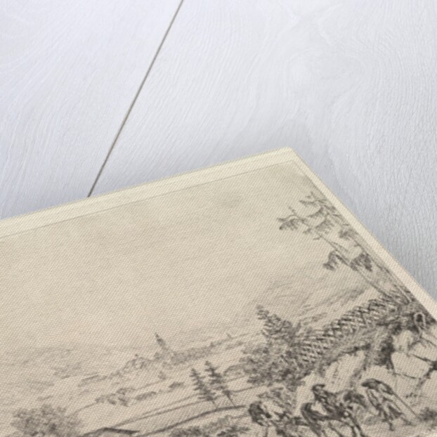 Rural Landscape, 'Radstadt am Tauren', early 19th century by Johann Christian Erhard