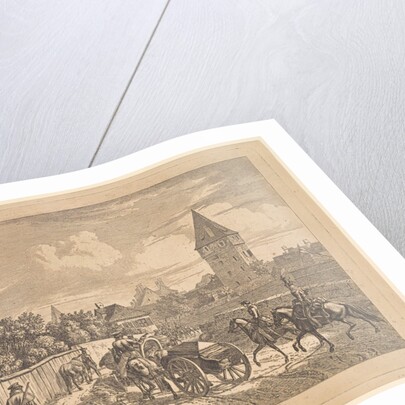 Russian Lancers Escorting the Regimental Cassonne, 1816 by Johann Christian Erhard