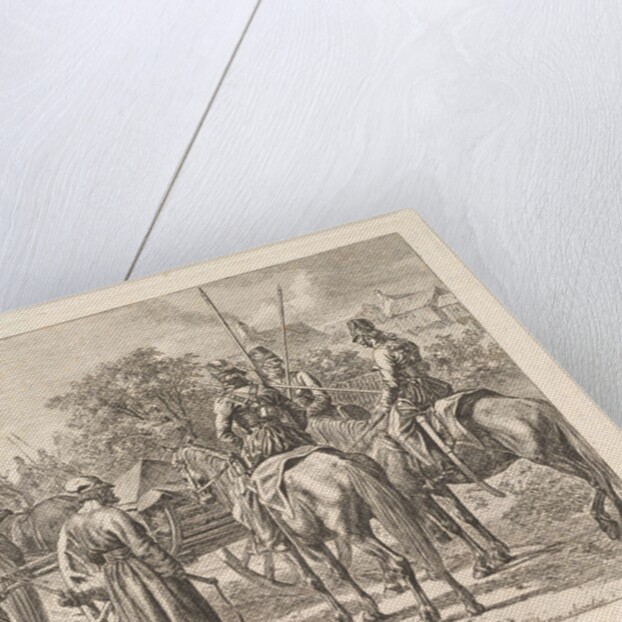 Cossacks Escorting the Regimental Cassone, 1815 by Johann Christian Erhard