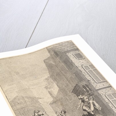 Frontispiece to Moliere's 'Sganarelle, ou le Cocu Imaginaire', ca. 1732 by John Vandergucht