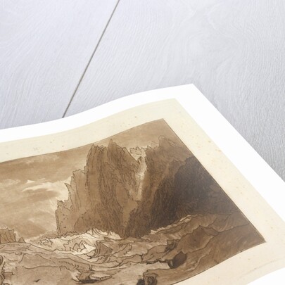 Mêr de Glace, Valley of Chamouni-Savoy, May 23, 1812 by JMW Turner