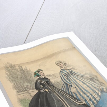 Modes de Mme. Antonie Lalanne, No. 791, from Le Moniteur de la Mode, 1848 by Jules David