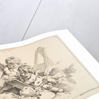 Painting by Louis Felix de la Rue