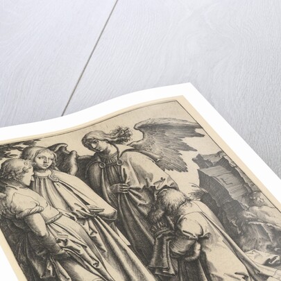 Abraham and Three Angels, ca. 1513 by Lucas van Leyden