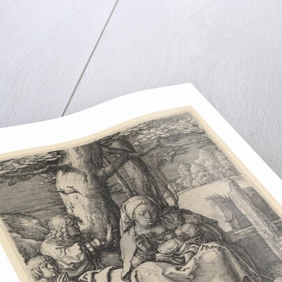 The Virgin and Child with Two Angels, 1523 by Lucas van Leyden