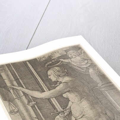 Justice, from the series The Virtues, 1530 by Lucas van Leyden