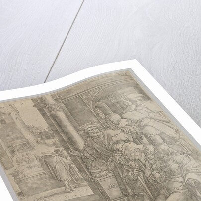 Poet Virgil Suspended in a Basket, 1525 by Lucas van Leyden