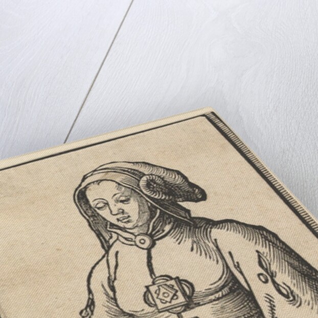 Agrippine Sibyl, from the series of Sibyls, ca. 1530 by Lucas van Leyden