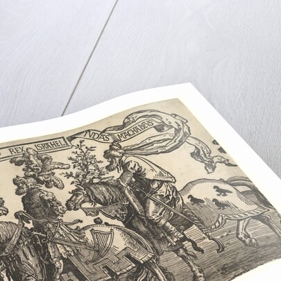 Joshua, David, and Judas Maccabee, from The Nine Heroes, ca. 1520 by Lucas van Leyden