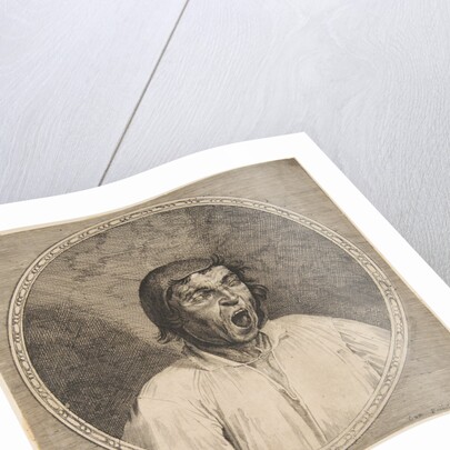 A Peasant Yawning by Unknown