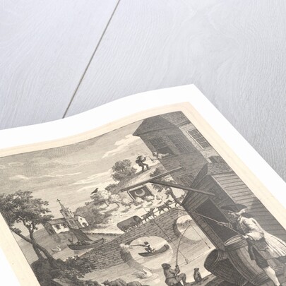 Satire on False Perspective: Frontispiece to 'Kirby's Perspective', February 1754 by Luke Sullivan