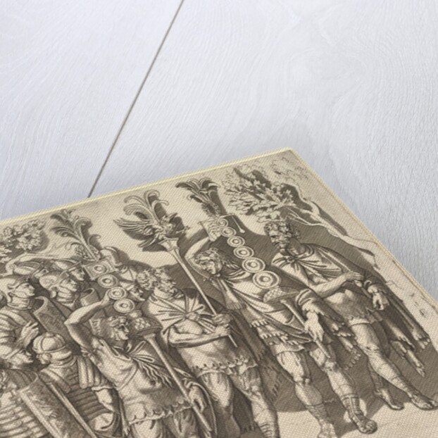 Speculum Romanae Magnificentiae: A Roman Legion, 16th century by Marco Dente