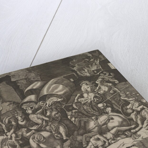 Battle with a Cutlass, ca. 1515-27 by Marco Dente