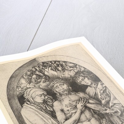 Christ as the Man of Sorrows with the Virgin and St. John, ca. 1435-1491 by Martin Schongauer