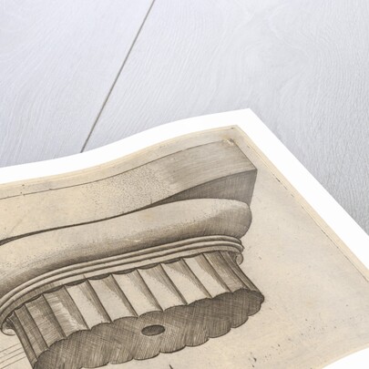 Doric capital with measurements, ca. 1537 by Master GA