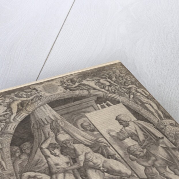 Apelles Painting Alexander and Campaspe by Master IQV