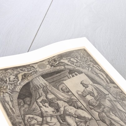 Apelles Painting Alexander and Campaspe by Master IQV