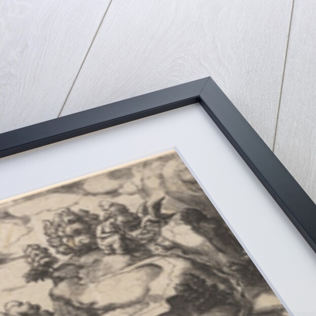 Venus ordering Psyche to take water from a fountain guarded by dragons, from the 'Fable…, 1530-60 by Master of the Die