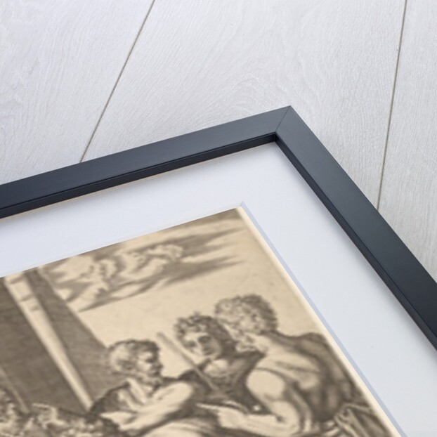 Plate 4: Psyche's father consulting the oracle, from 'The Fable of Psyche', 1530-60 by Master of the Die