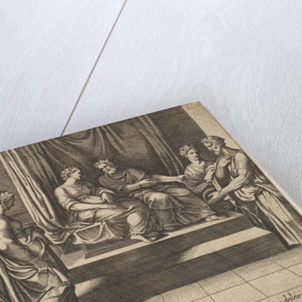 Plate 3: Psyche's two sisters are married to kings, from 'The Fable of Psyche', 1530-60 by Master of the Die