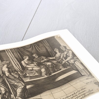 Plate 3: Psyche's two sisters are married to kings, from 'The Fable of Psyche', 1530-60 by Master of the Die