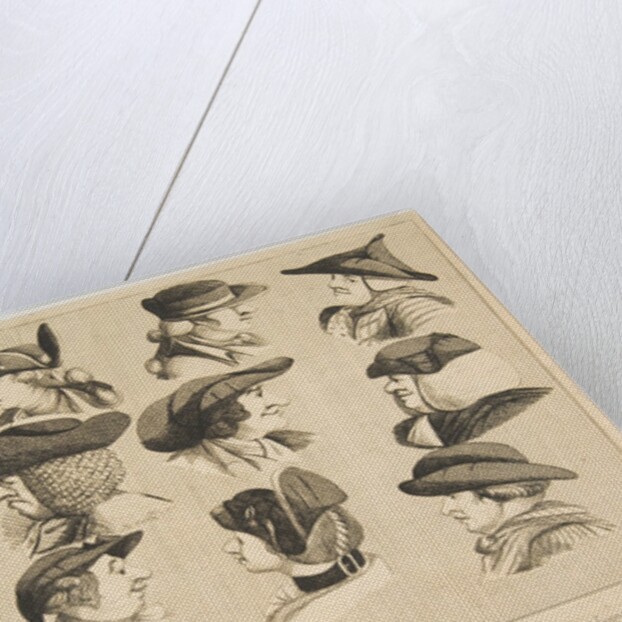 Hats, October 1, 1773 by Matthew Darly