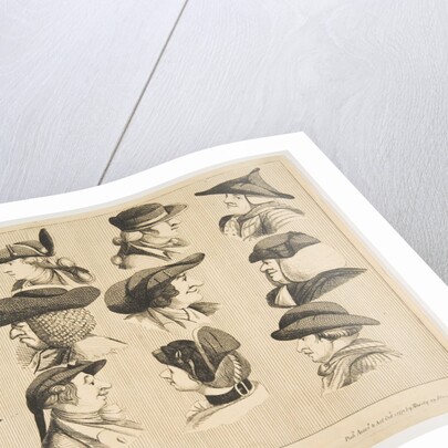 Hats, October 1, 1773 by Matthew Darly