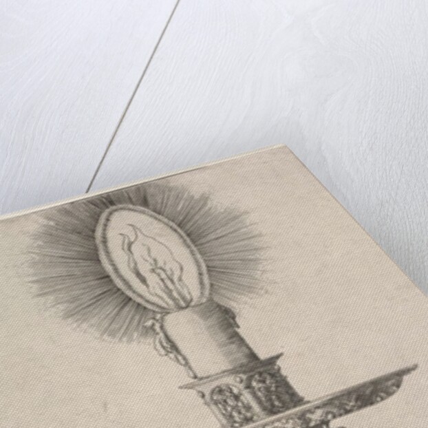 Candlestick with Lighted Candle from: Insigne Ac Plane Novum Opus Cratero graphicum; Ein n…, 1551 by Mathias Zundt