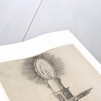 Candlestick with Lighted Candle from: Insigne Ac Plane Novum Opus Cratero graphicum; Ein n…, 1551 by Mathias Zundt