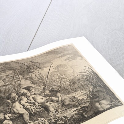 Children Fishing, ca. 1738 by Pierre Alexandre Aveline