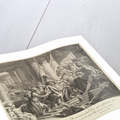 Sancho Pursued by the Kitchen Boys of the Duke, 18th century by Pierre Alexandre Aveline