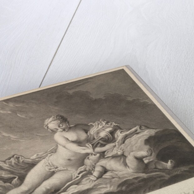 Venus Giving Nectar to Cupid, 18th century by Pierre François Basan