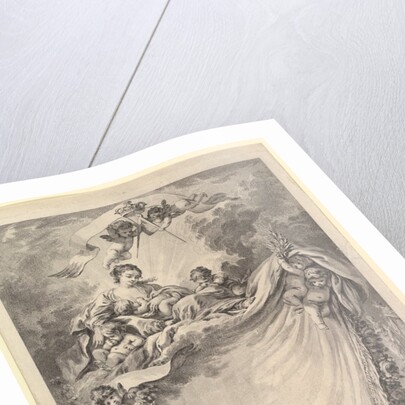 Diploma of Free Masons of Bordeaux, 1765-66 by Pierre Philippe Choffard