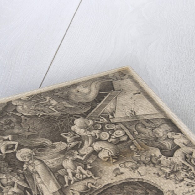 St. James and the Magician Hermogenes from The Story of the Magician Hermogenes, 1565 by Pieter van der Heyden