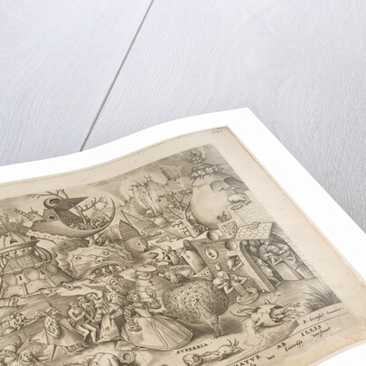 Pride from The Seven Deadly Sins, 1558 by Pieter van der Heyden