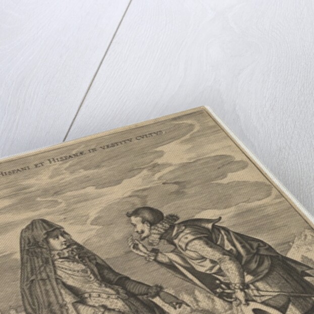 Hispani et Hispanae in Vestitu Cultus, from Fashions of Different Nations by Pieter de Jode I