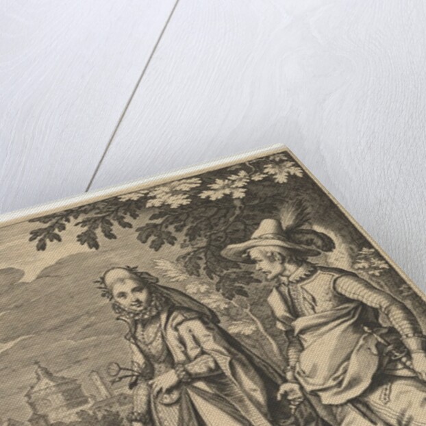 Mediolanensis Viri Feminaeque Ornatus, from Fashions of Different Nations by Pieter de Jode I